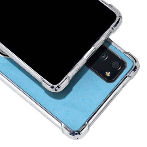 NHL Utah Mammoth Distressed Blue Galaxy S20 FE Clear Case